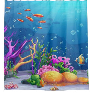 Underwater Shower Curtain