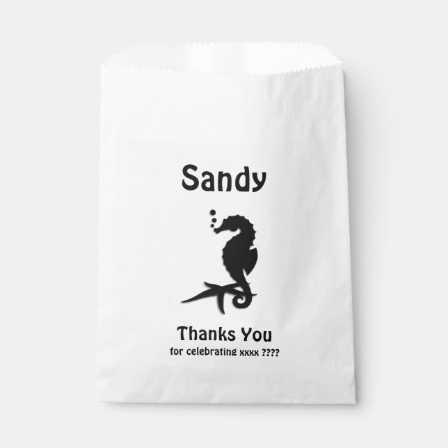 Underwater Thank you for Celebrating Goodie Bag (Front)