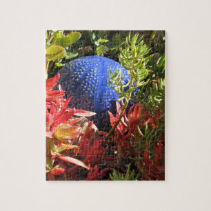 Underwater Theme Succulent Plant Garden Jigsaw Puzzle