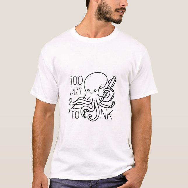 Underwater Therapy by Octopus T-Shirt (Front)