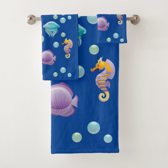 Underwater Tropical Fish Wash Cloth (Insitu)
