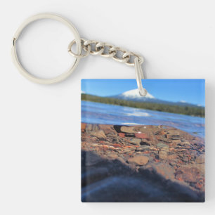 Underwater View of Little Lava Lake, Oregon Key Ring