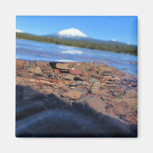 Underwater View of Little Lava Lake, Oregon Magnet