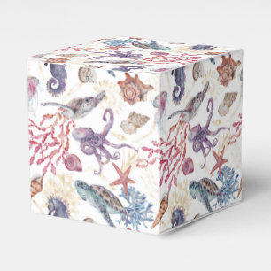 Underwater Watercolor Composition Series Design 1 Favour Box
