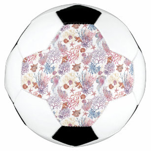 Underwater Watercolor Composition Series Design 3  Football