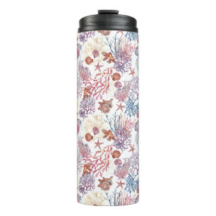 Underwater Watercolor Composition Series Design 3  Thermal Tumbler