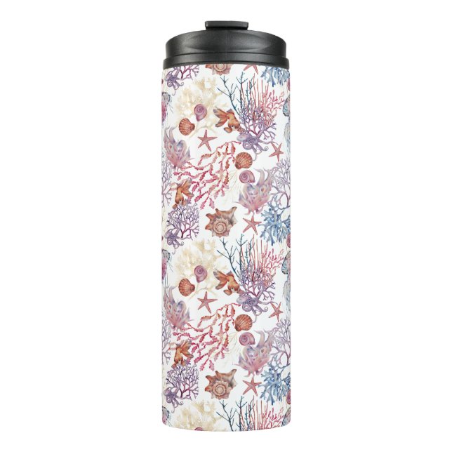 Underwater Watercolor Composition Series Design 3  Thermal Tumbler (Front)