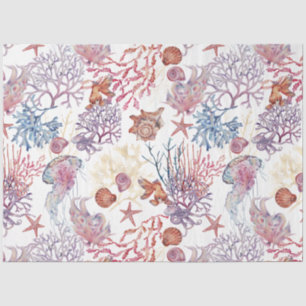 Underwater Watercolor Composition Series Design 3 Tissue Paper