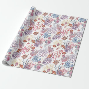 Underwater Watercolor Composition Series Design 3 Wrapping Paper