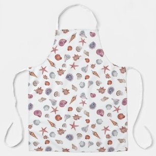 Underwater Watercolor Composition Series Design 4  Apron