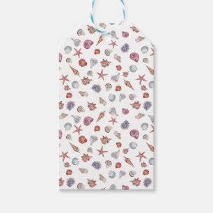 Underwater Watercolor Composition Series Design 4 Gift Tags