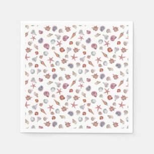 Underwater Watercolor Composition Series Design 4  Napkin