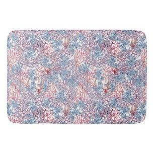 Underwater Watercolor Composition Series Design 5 Bath Mat