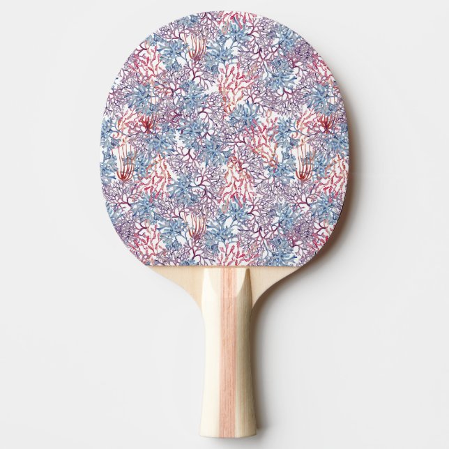 Underwater Watercolor Composition Series Design 5 Ping Pong Paddle (Front)