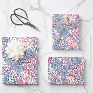 Underwater Watercolor Composition Series Design 5 Wrapping Paper Sheet