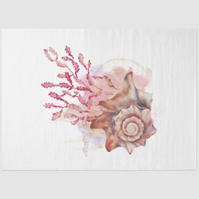 Underwater Watercolor Series Design 2 Tissue Paper (Front)