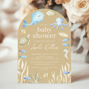 Underwater Whimsy Baby Shower Invitation