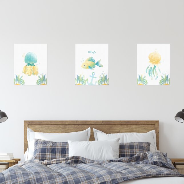 Underwater Whimsy Customisable (Bedroom)