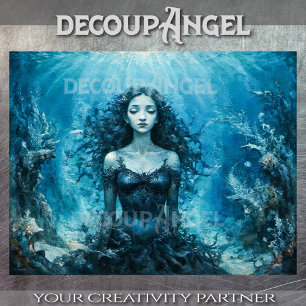 Underwater Whispers - Decoupage - Tissue Paper