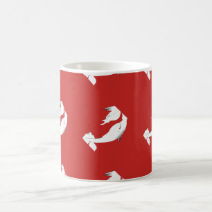 Underwater White Mermaid Swimming Thunder_Cove Coffee Mug