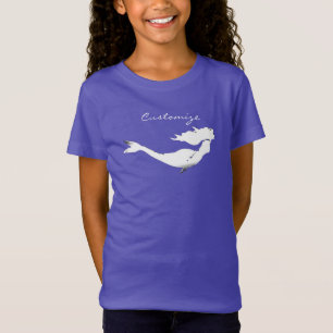Underwater White Mermaid Swimming Thunder_Cove T-Shirt
