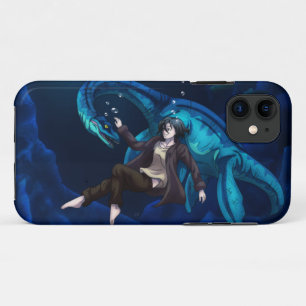 Underwater with a Plesiosaurus iPhone 11 Case