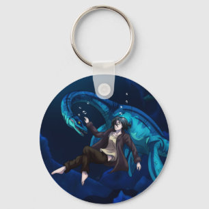 Underwater with a Plesiosaurus Key Ring