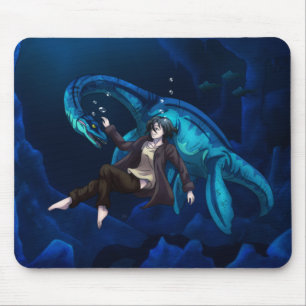 Underwater with a Plesiosaurus Mouse Mat