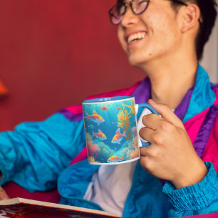 Underwater With Tropical Fish Mug