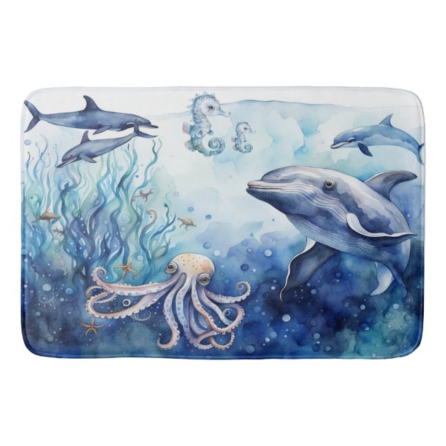 Underwater World  Bath Mat (Front)
