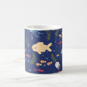 Underwater world coffee mug