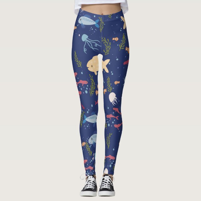 Underwater world leggings (Front)