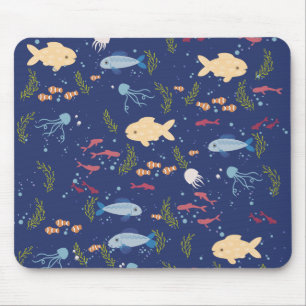 Underwater world mouse mat