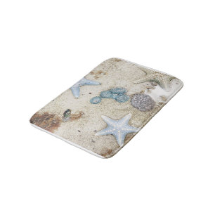 underwater world of coloured starfish wrapping pa bath mat