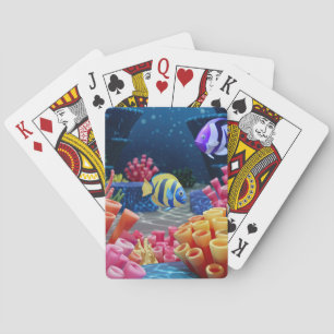 underwater world playing cards