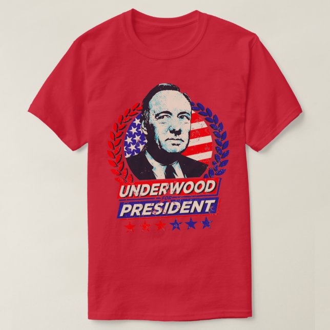 Underwood for President T-Shirt (Design Front)