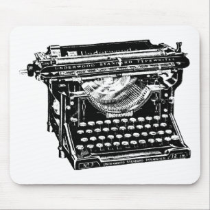 Underwood Typewriter Writer Mouse Mat