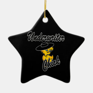Underwriter Chick #4 Ceramic Tree Decoration