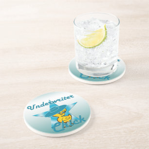 Underwriter Chick #7 Coaster