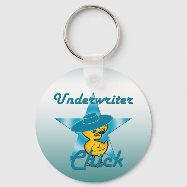Underwriter Chick #7 Key Ring (Front)