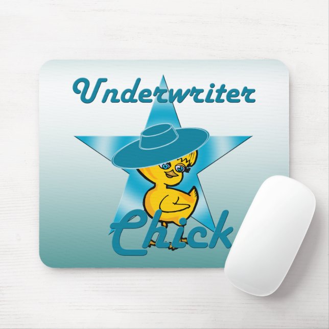 Underwriter Chick #7 Mouse Mat (With Mouse)