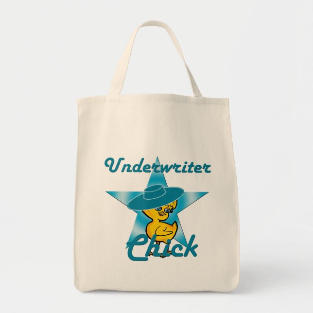 Underwriter Chick #7 Tote Bag (Front)