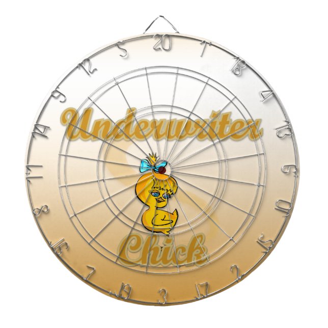 Underwriter Chick Dartboard (Front)