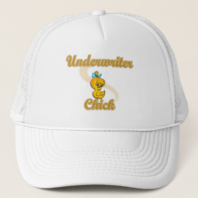 Underwriter Chick Trucker Hat (Front)