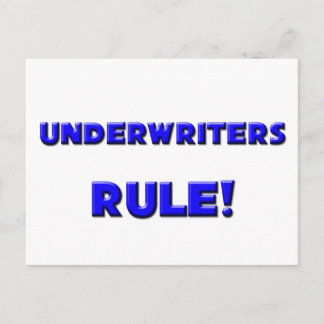 Underwriters Rule! Postcard
