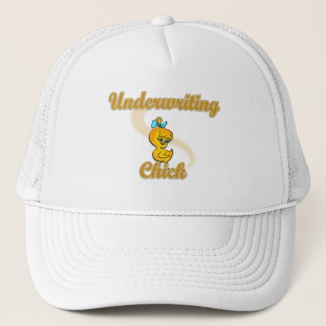 Underwriting Chick Trucker Hat (Front)