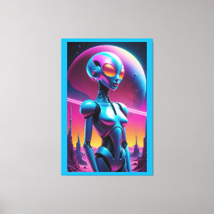 Undetermined Retro Futurism - Ken Gauge Art Canvas Print