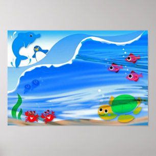 Undewater Creatures Poster