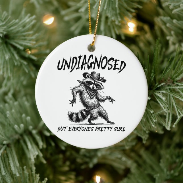 Undiagnosed But Everyone's Pretty Sure Funny Ceramic Tree Decoration (Tree)