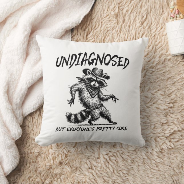 Undiagnosed But Everyone's Pretty Sure Funny Cushion (Blanket)